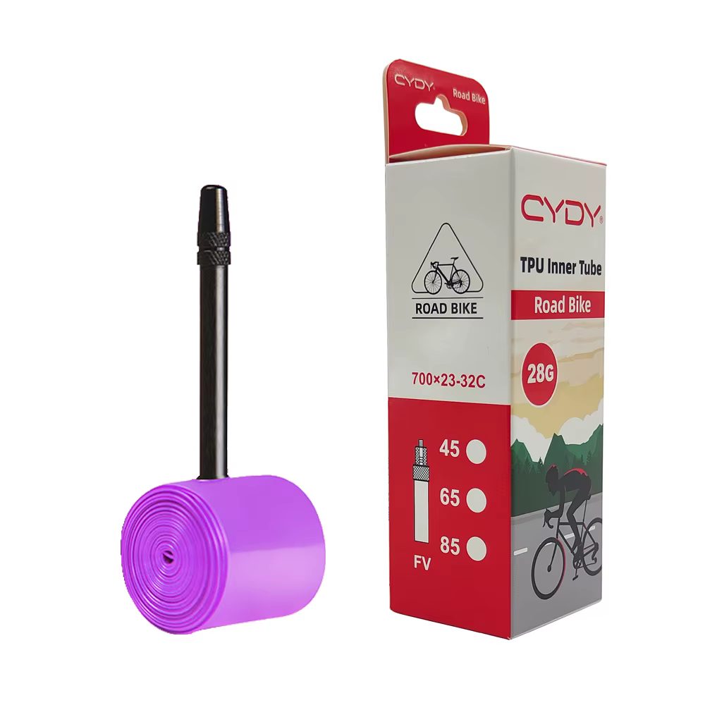 28g CYDY vélo de route TPU chambre à air 700x23C 25C 26C 27C 28C 30C 32C