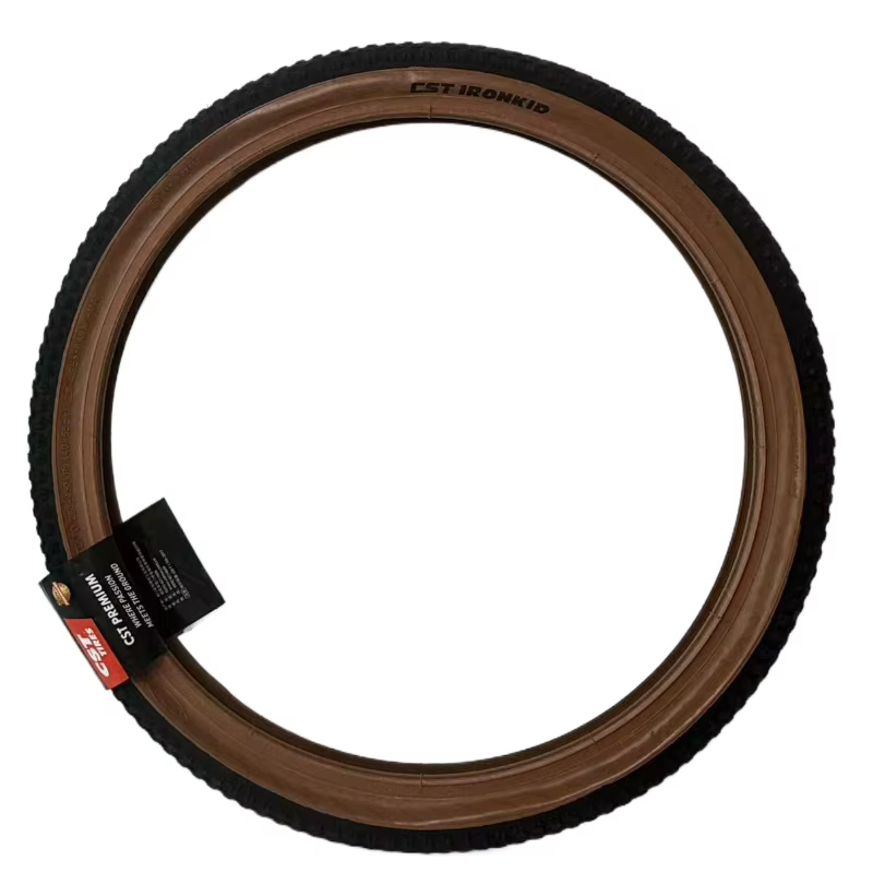 Pneu de vélo pliable CST 20 pouces C1820D/C1959, 406 20×1.75/1.95, pneu rétro avec flanc brun, 60TPI