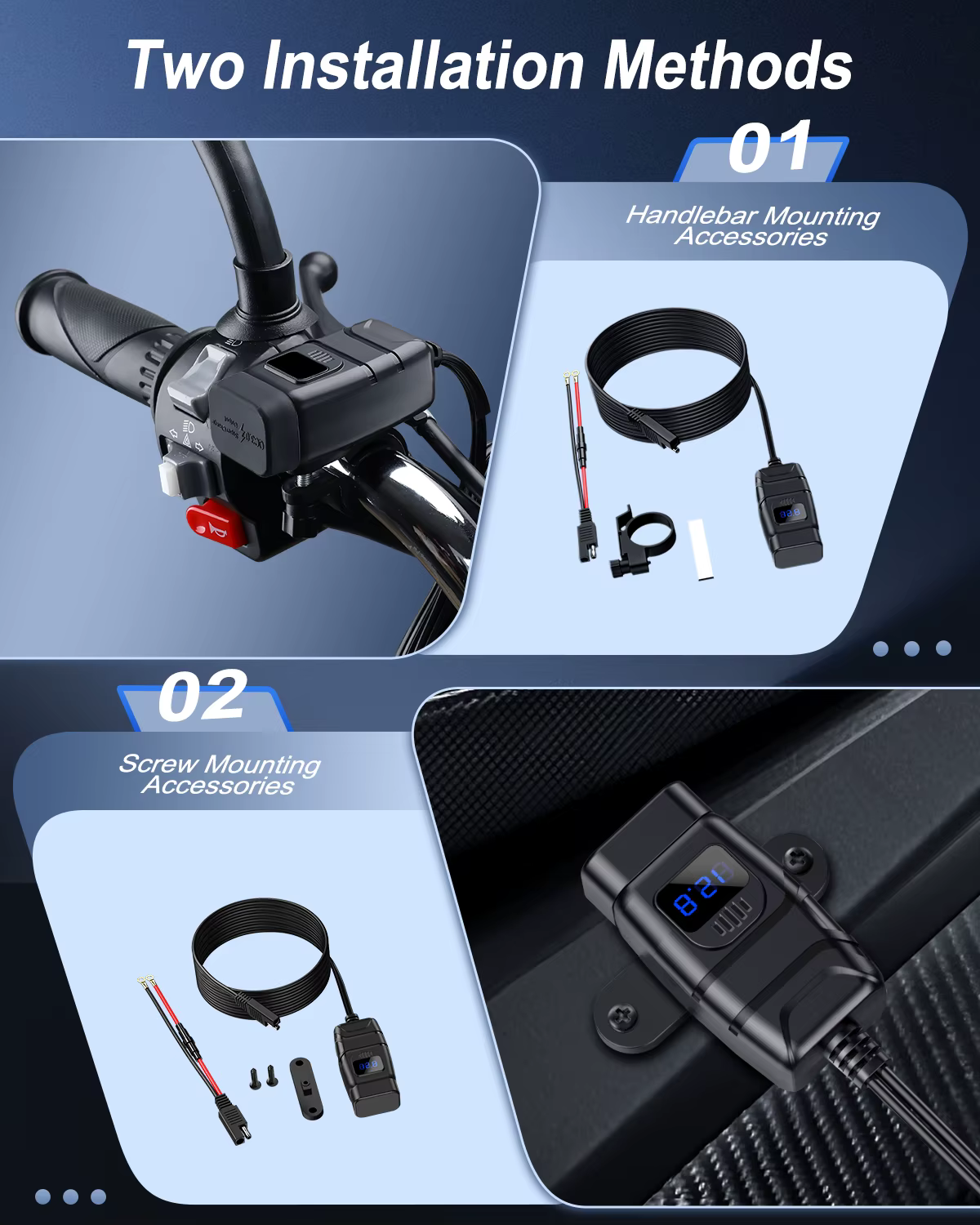Chargeur de moto pour téléphone