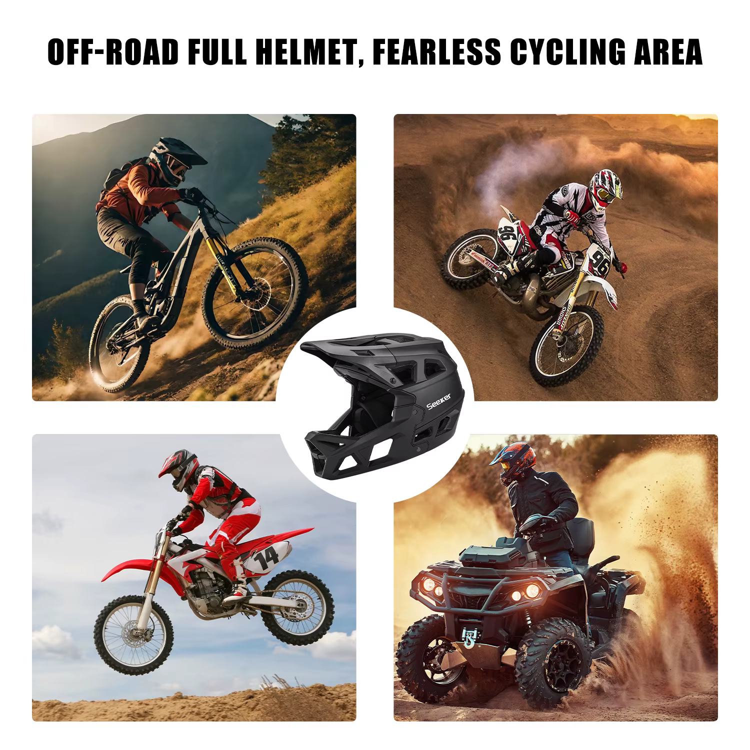 Casque de vélo tout-terrain Seeker