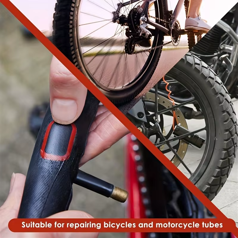 Kits de réparation de pneus de vélo portables avec leviers de démontage