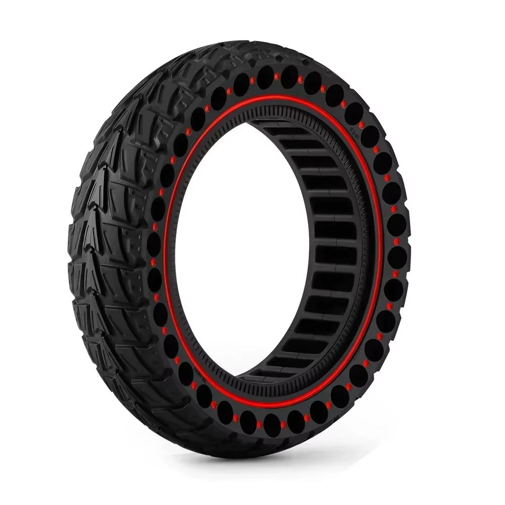 Pneu solide tout-terrain 10x2.5 (60/70-6.5) pour Scooter électrique Ninebot G30 G30L G30D