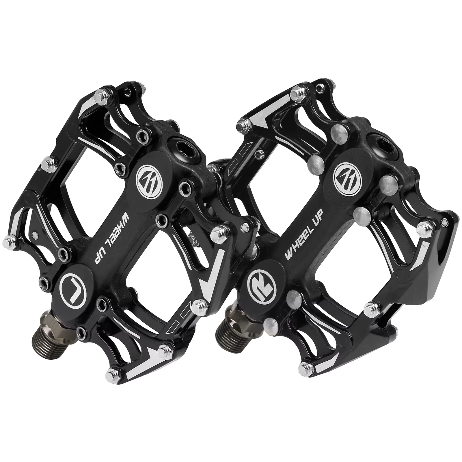 Pédales de vélo en alliage d'aluminium durable, accessoires de pédales de VTT
