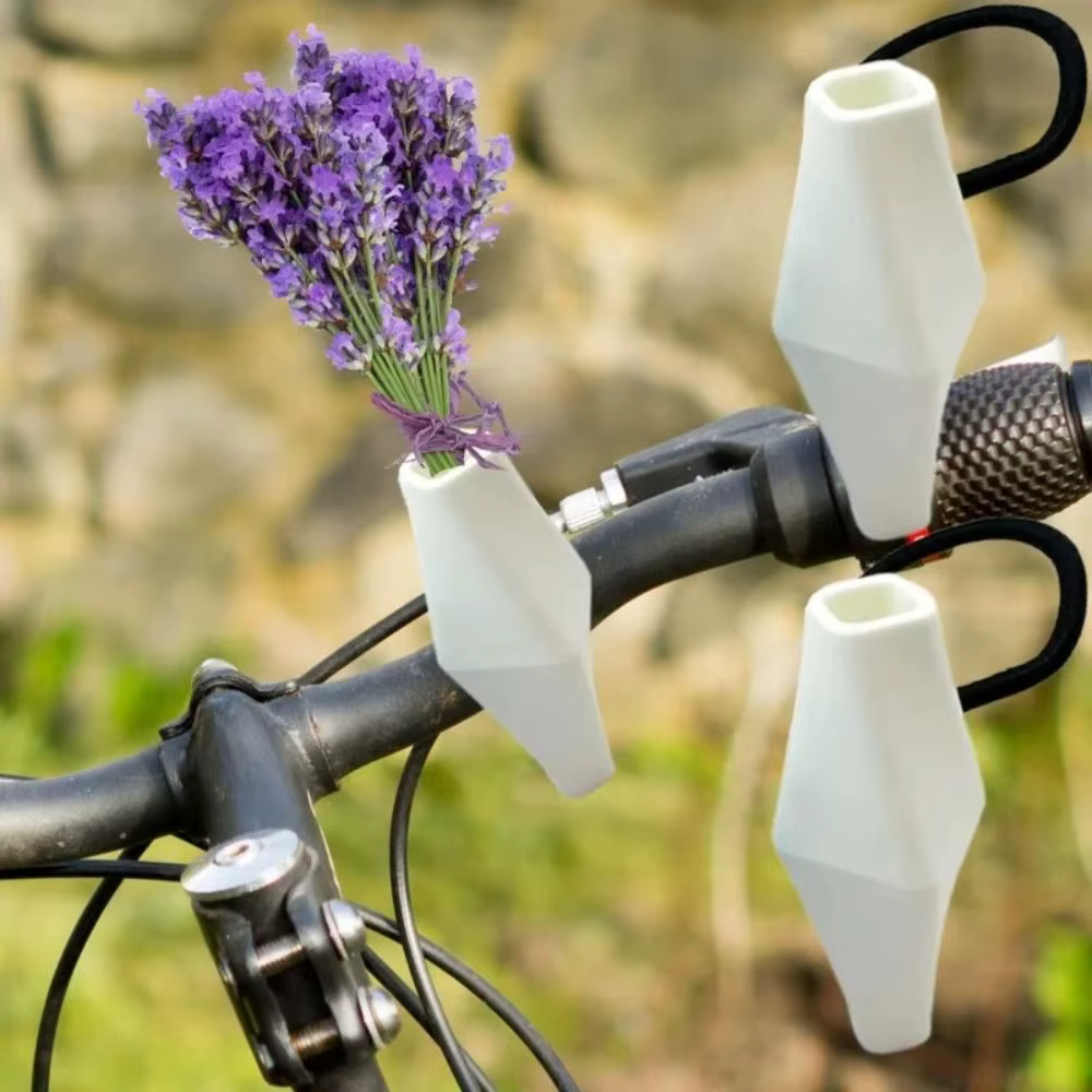 Nouveau Silicone vélo fleur Vase