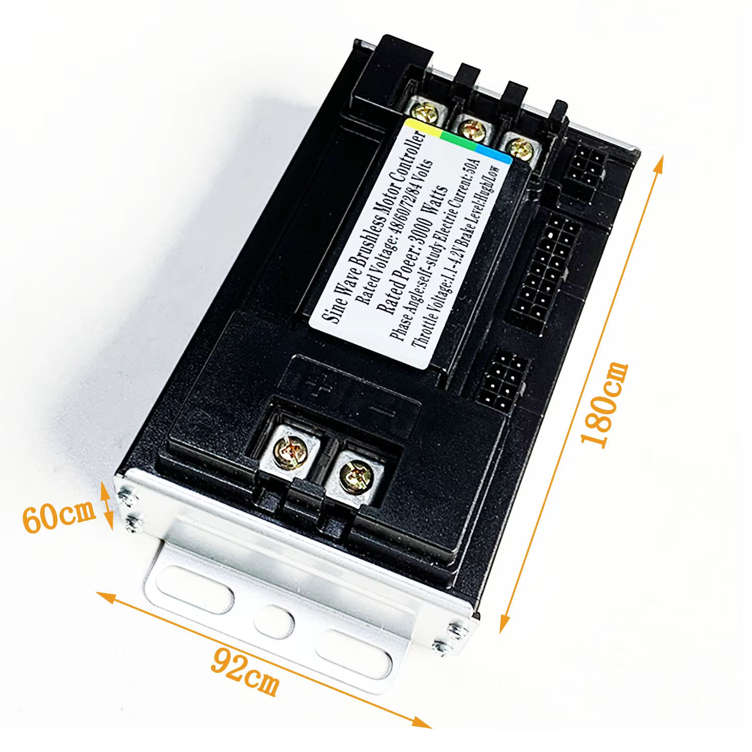 Contrôleur à Onde Sinusoïdale 3 Modes 48V 52V 60V 72V 2000W 2500W 3000W pour Moteur Brushless de Vélo Électrique