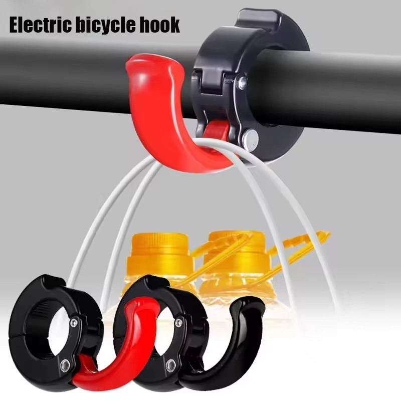 Crochet de guidon de vélo électrique robuste multifonctionnel en ABS/alliage