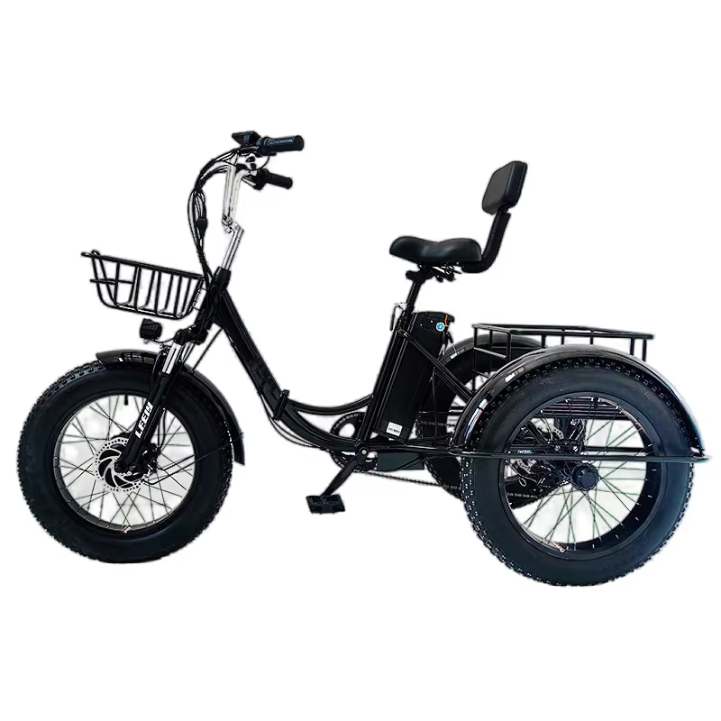 Tricycle électrique pliant à 3 roues de 20 pouces pour adultes