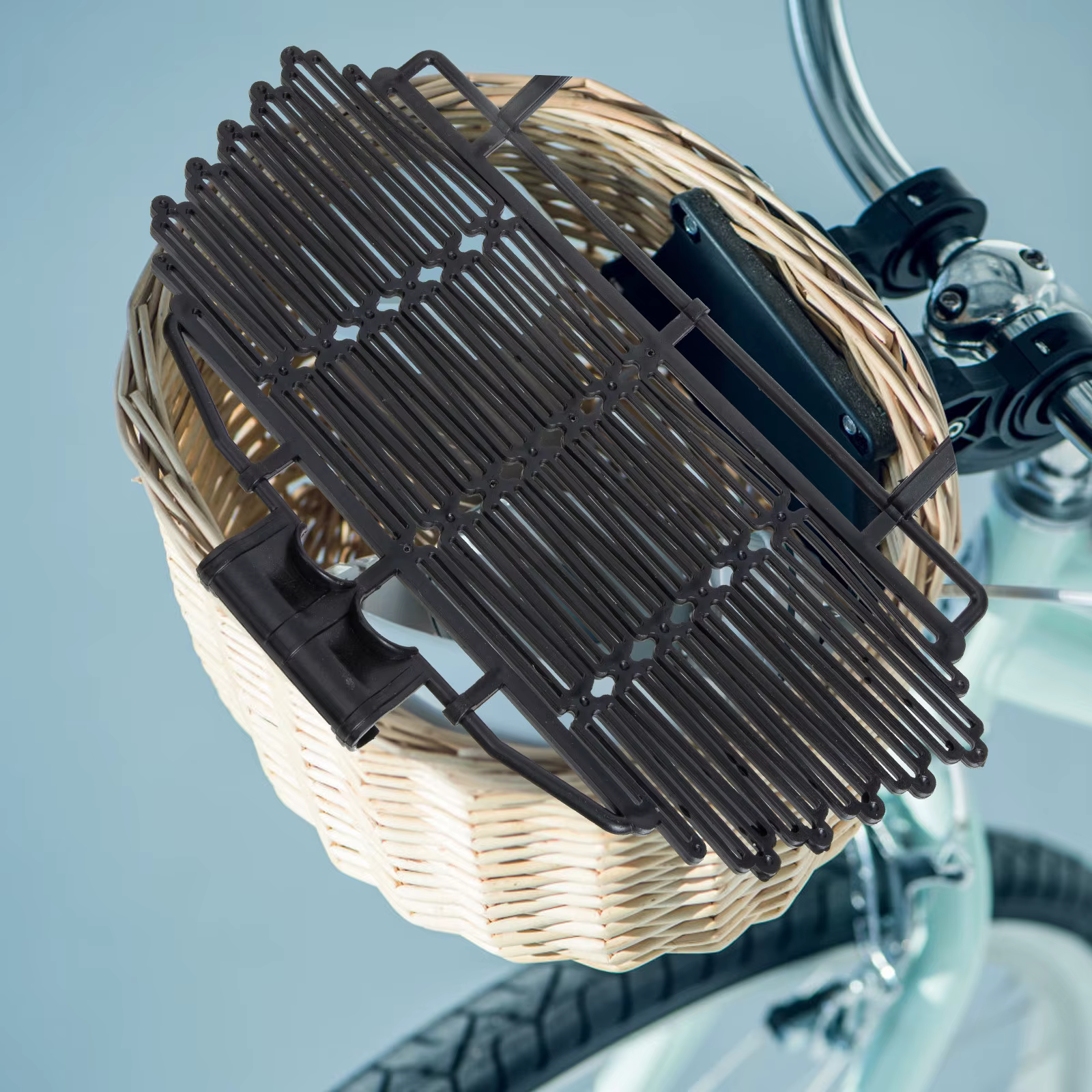 Couverture de panier de vélo en plastique léger de qualité supérieure