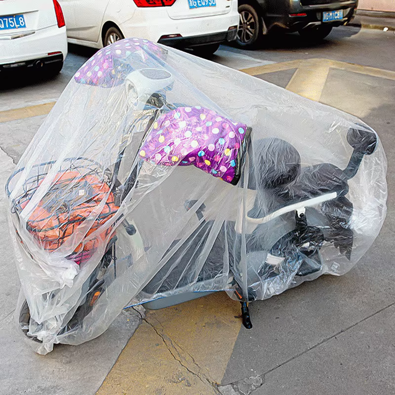 Housse de protection transparente pour vélo