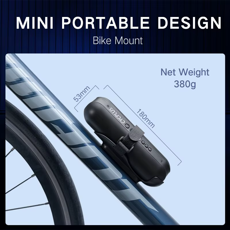 CYCPLUS A2 compresseur d'air pompe à vélo sans fil pour pneu de voiture haute pression 150psi Portable gonfleur