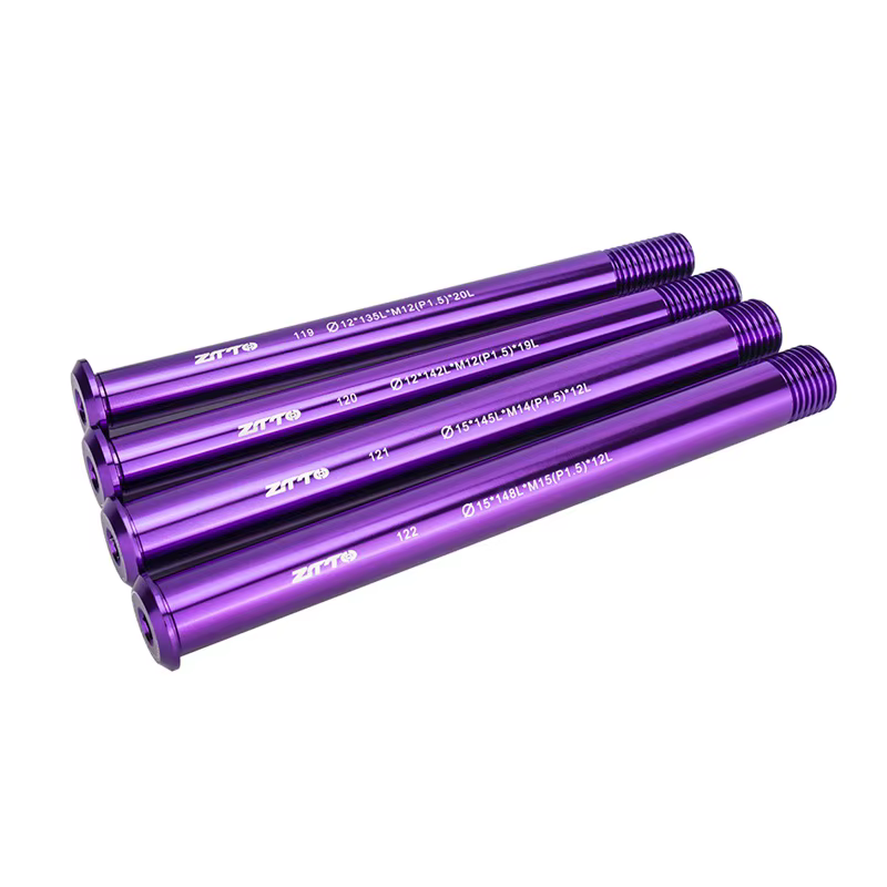 ZTTO Axe traversant violet en alliage d'aluminium 6061 pour VTT