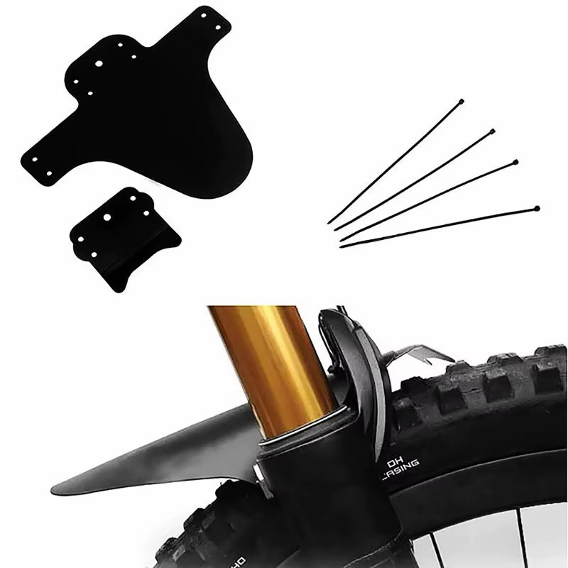 Garde-boue léger noir pour vélo VTT