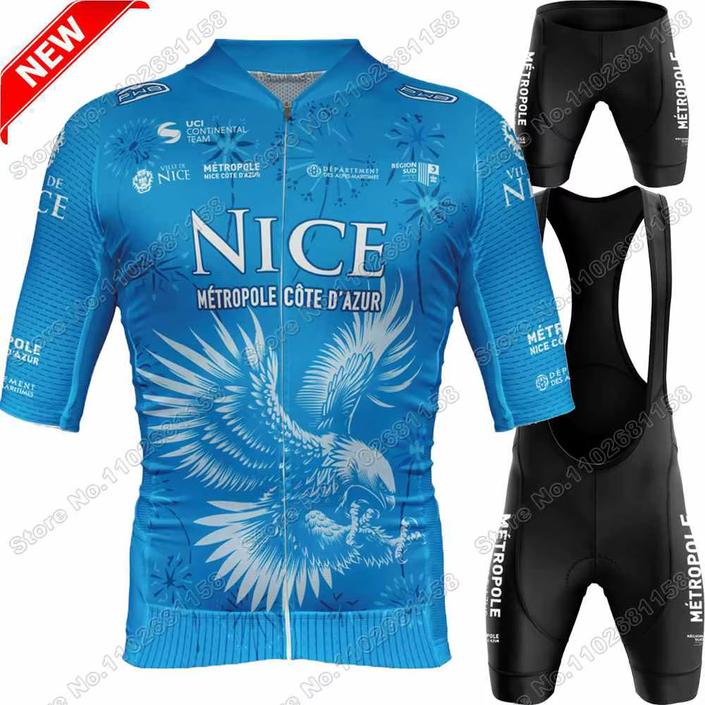 Maillot de cyclisme Team Nice Métropole Côte d'Azur 2025