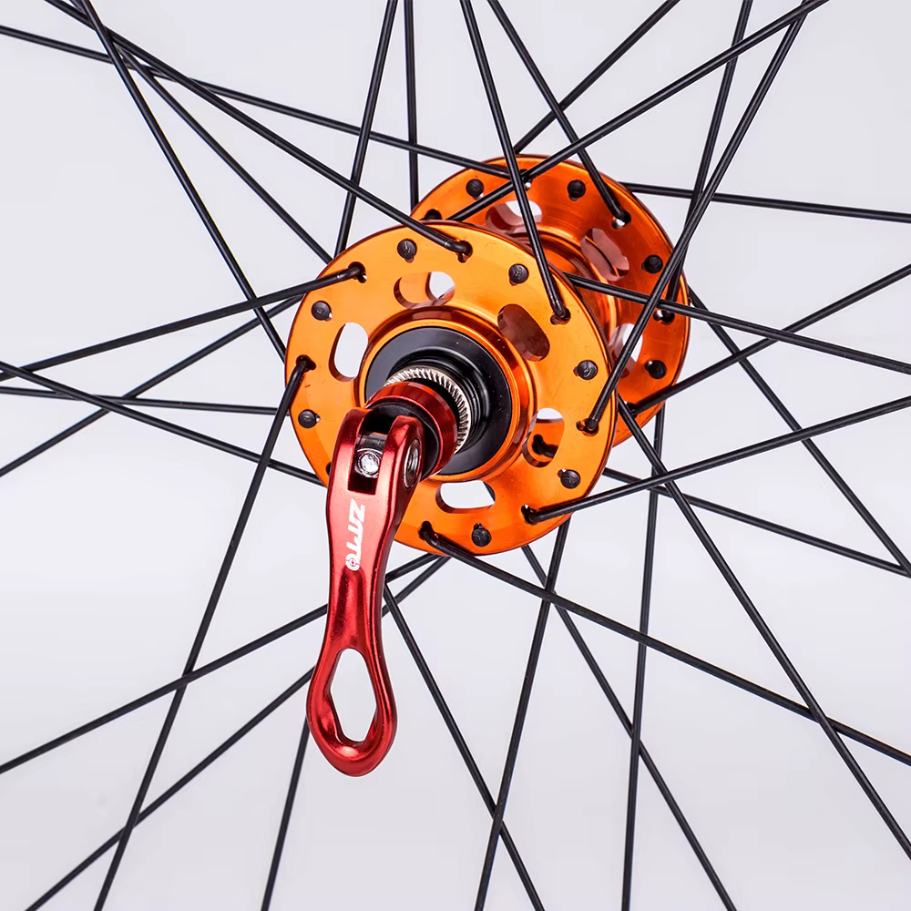 ZTTO QR vtt vélo de route moyeu de vélo levier de brochettes à dégagement rapide en alliage d'aluminium avant 100mm arrière 135mm jante roue de vélo de route de montagne