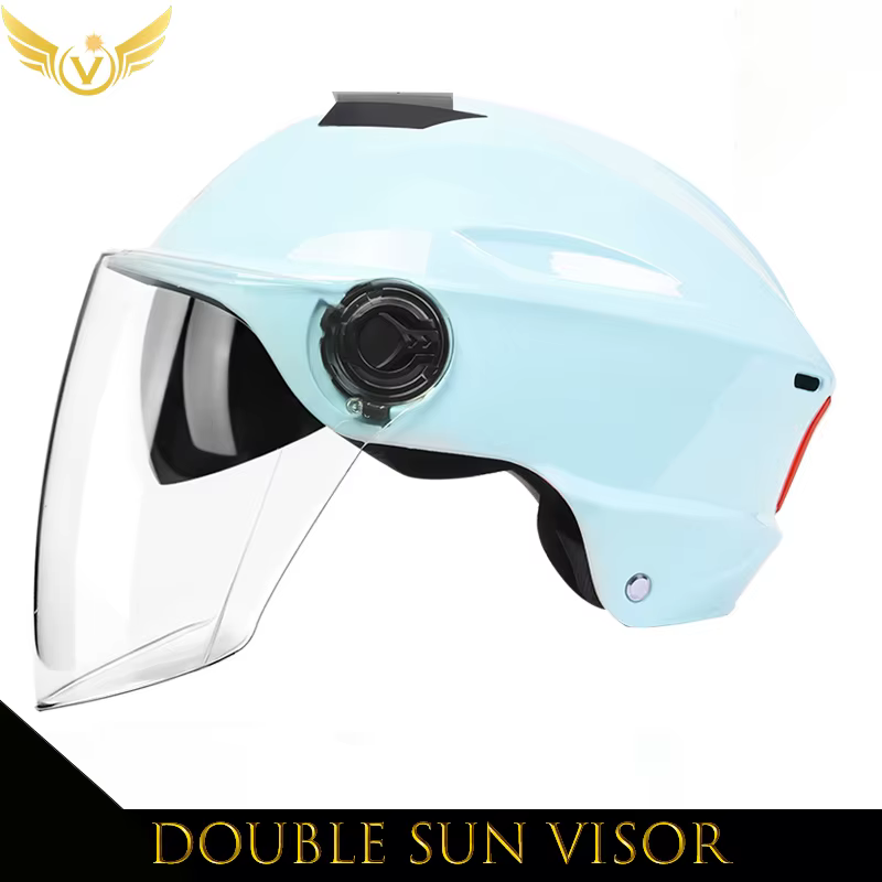 V casque de Scooter électrique été V Chopper casques de Moto cascade de sécurité Soman Articles urbains femme hommes
