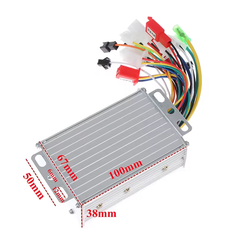 Contrôleur de moteur à courant continu sans balais pour vélo électrique 36/48V 350W