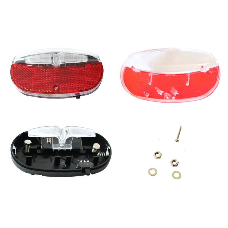 Feu arrière LED rouge pour porte-bagages de vélo