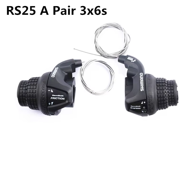 Levier de vitesses Shimano Tourney SL RS25 Revoshift Grip Bike Twist Shifter 3*6s 3*7s 18S 21s pour vélo avec poignées RS35 comme RS31 RS36