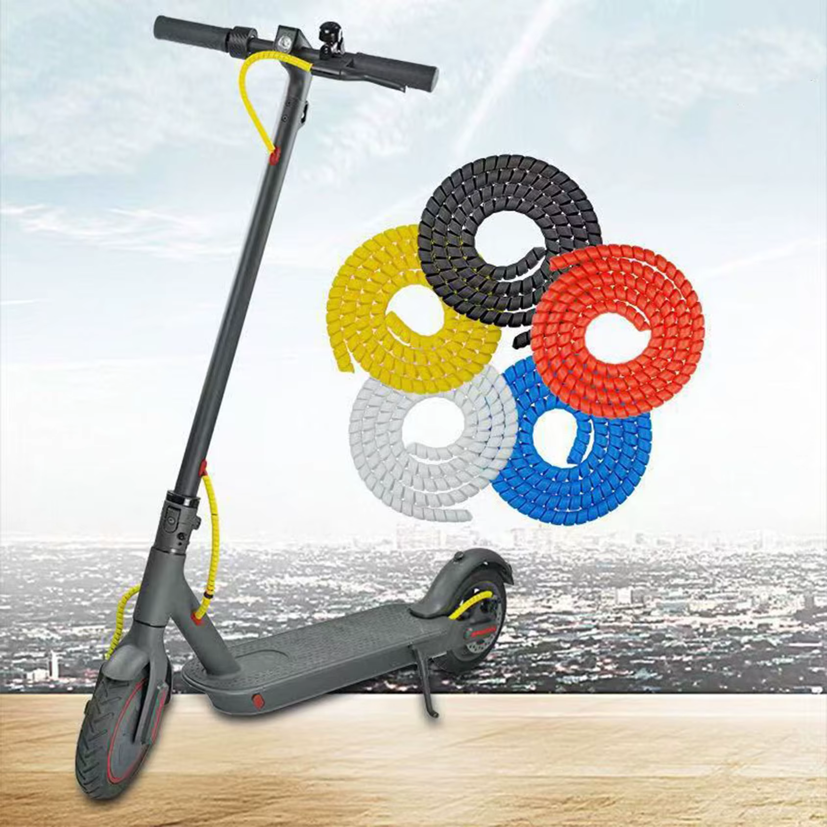 Manchon de câble en spirale de 2M