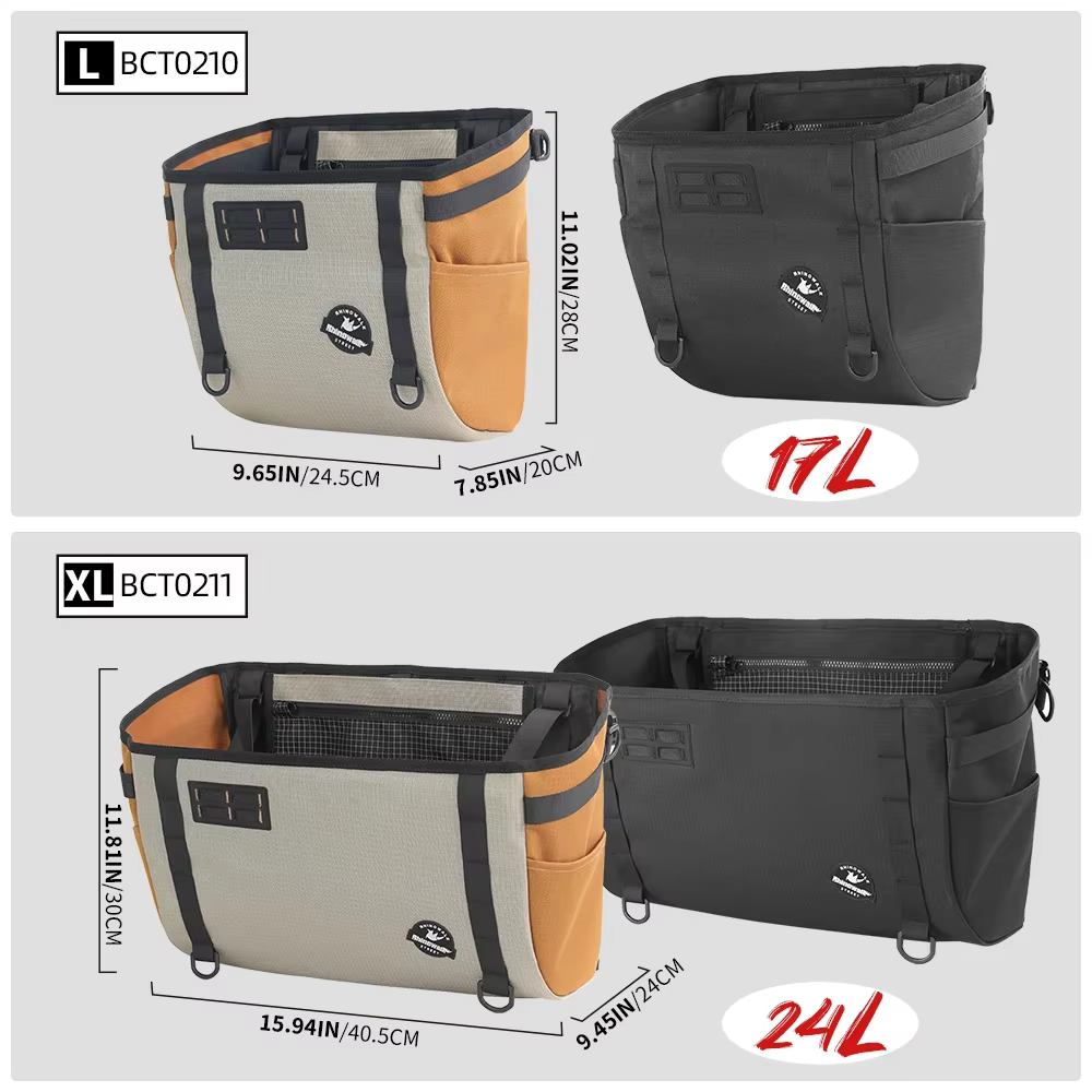Sac de panier avant pour vélo Rhinowalk pour Brompton 17L/24L