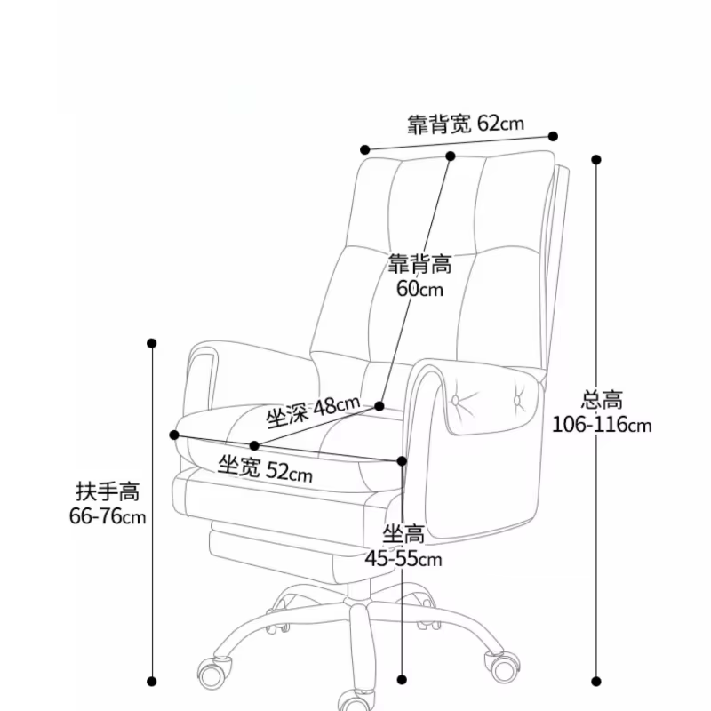 Appui-tête Design chaise de bureau ergonomique jeu confortable vanité chaise de bureau fauteuil Mobile Silla Para Escritorio meubles de maison