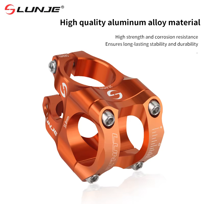 Potence CNC en alliage d'aluminium pour guidon de vélo de route et VTT