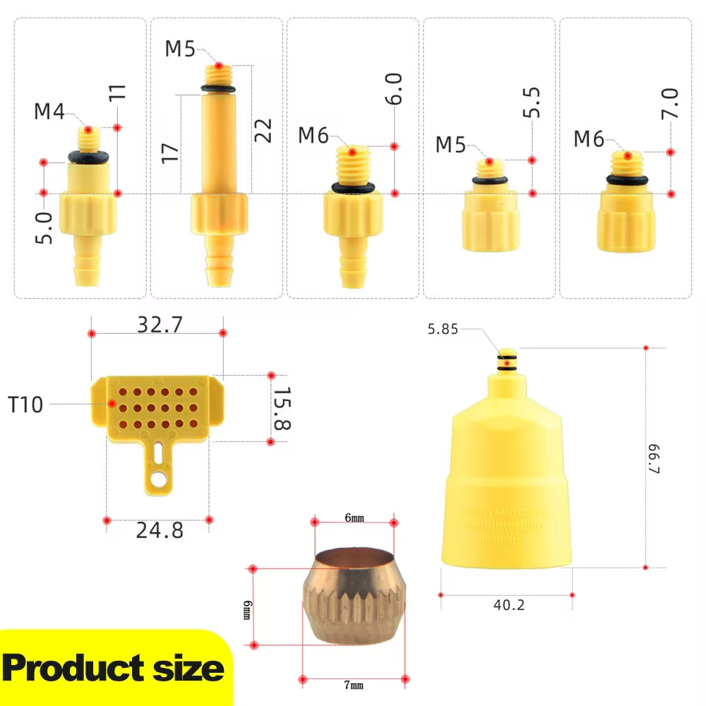 Kit de vidange de frein à disque hydraulique pour vélo