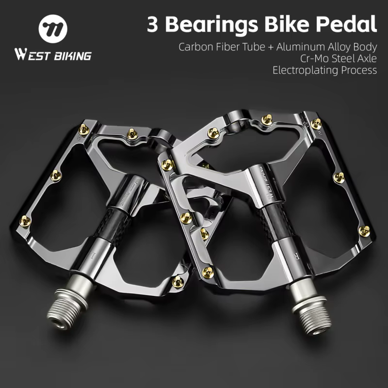 Pédales de vélo WEST BIKING à 3 roulements