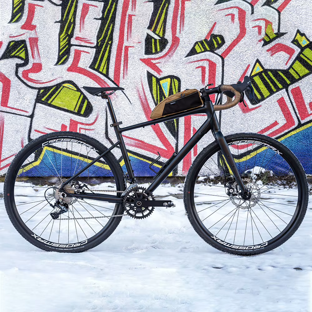Cadre de vélo de gravier B.B 44x68mm O.L.D Avant 100mm/Arrière 135mm Frein à disque en alliage d'aluminium