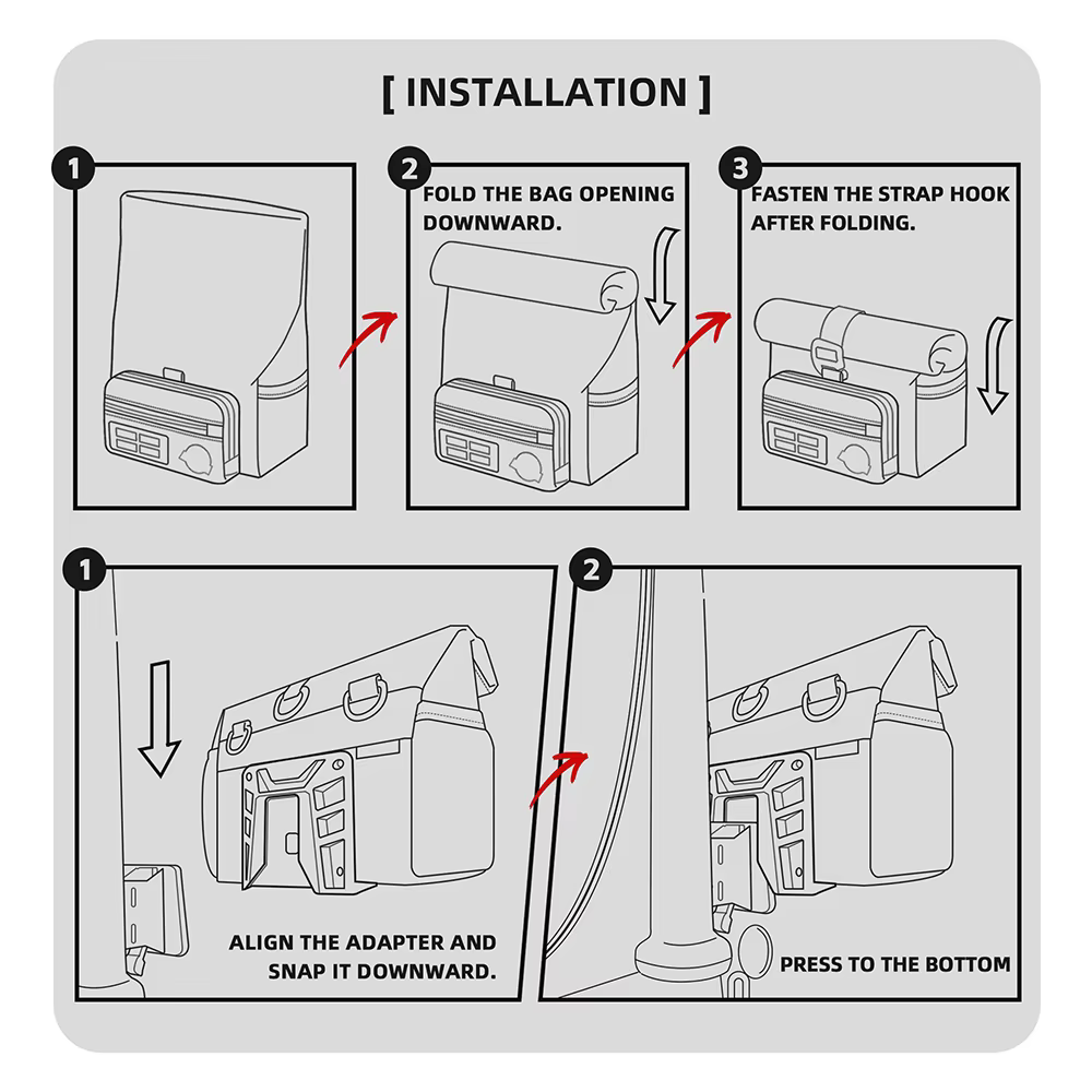Rhinowalk – sac de guidon de vélo 4L