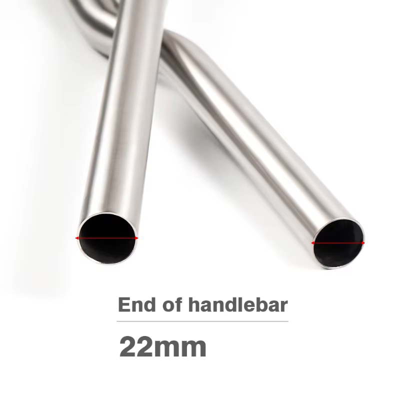 Guidon de vélo en titane en forme d'hirondelle