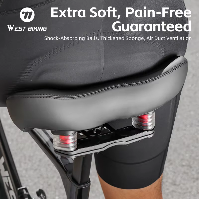WEST BIKING – selle de vélo à Absorption des chocs