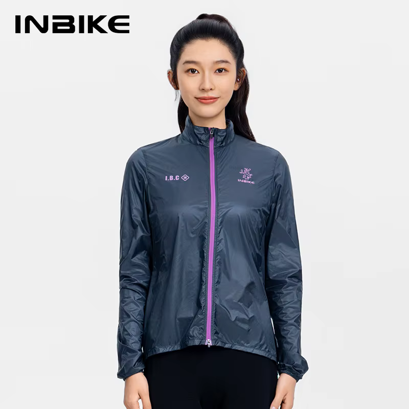 INBIKE Coupe-vent de cyclisme portable ultra-léger pour femme Veste