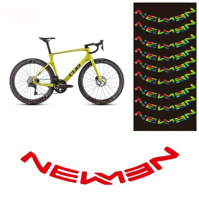 9 pièces/feuille, autocollants et décalcomanies de vélo