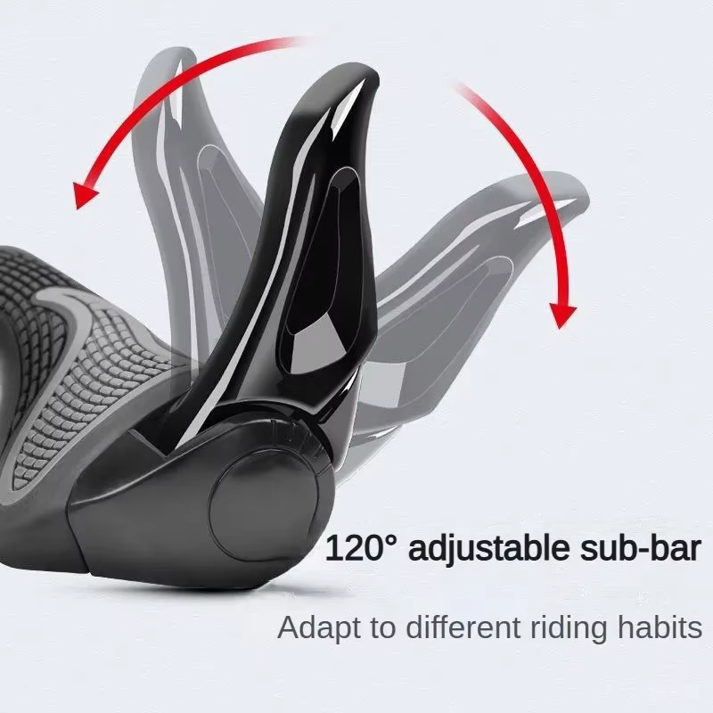 1 paire de poignées de guidon de vélo ergonomiques antidérapantes