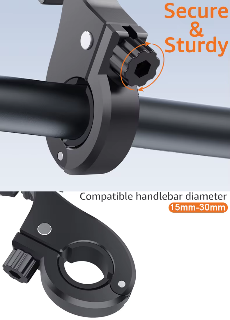 Support de téléphone portable pour guidon de vélo