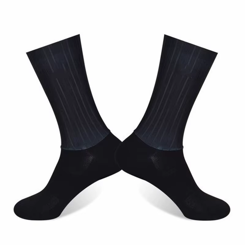 Nouvelles Chaussettes de Cyclisme 2026 Aero Antidérapantes en Silicone pour l'Été