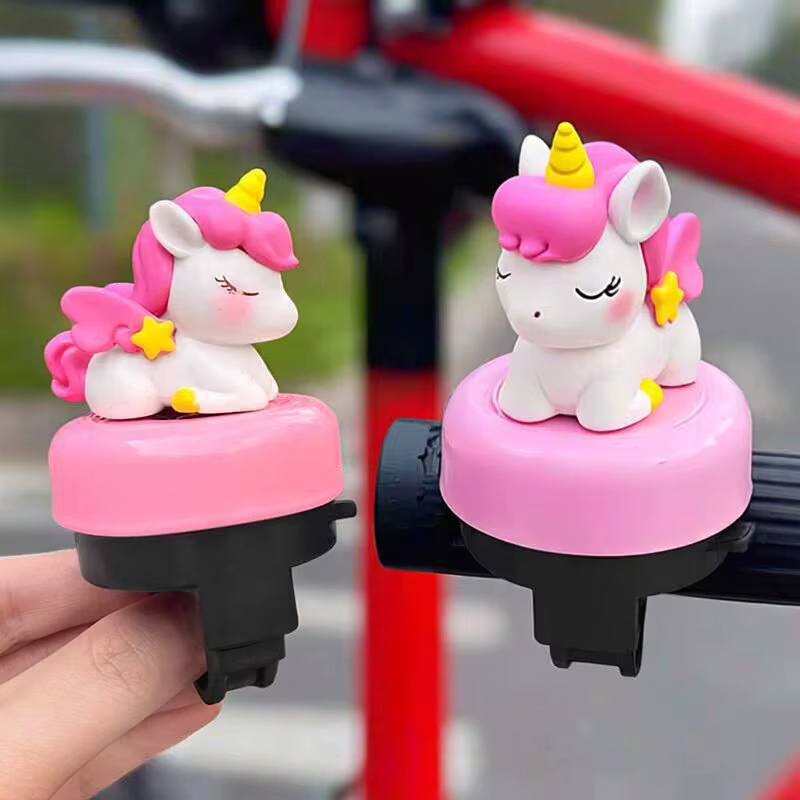 Sonnette de vélo à motif licorne