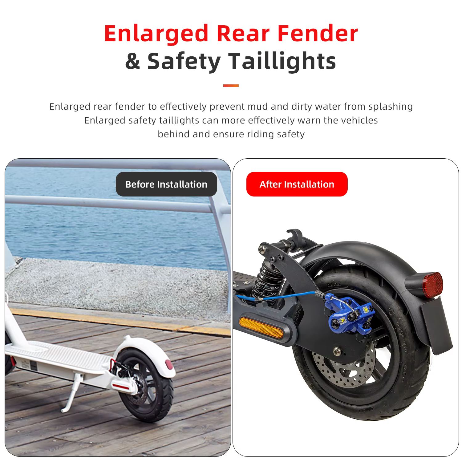 Ulip-Ensemble de suspension arrière pour scooter électrique Xiaomi 3