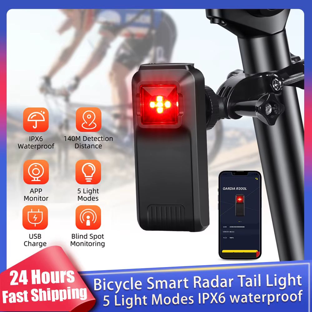 Enquêter arrière avec radar intelligent pour vélo