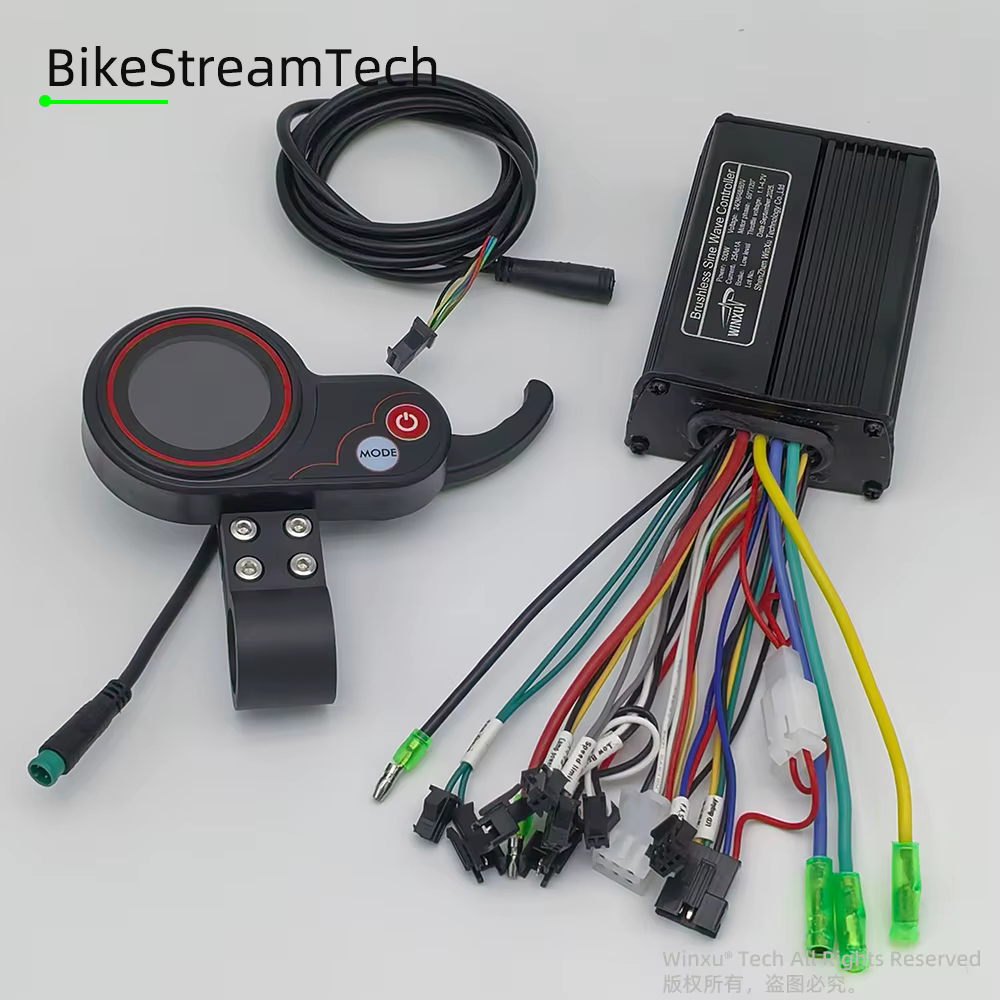 24V 36V 48V 60V 350W 18A 500W 25A e-scooter moteur sans brosse contrôleur FOC TF-100 LCD