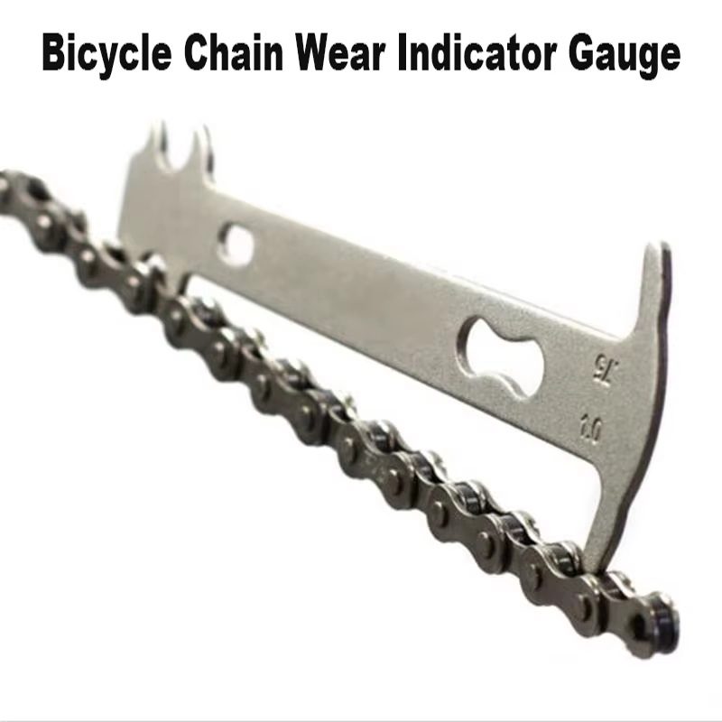 Jauge d'indicateur d'usure de chaîne de vélo-outil de contrôle