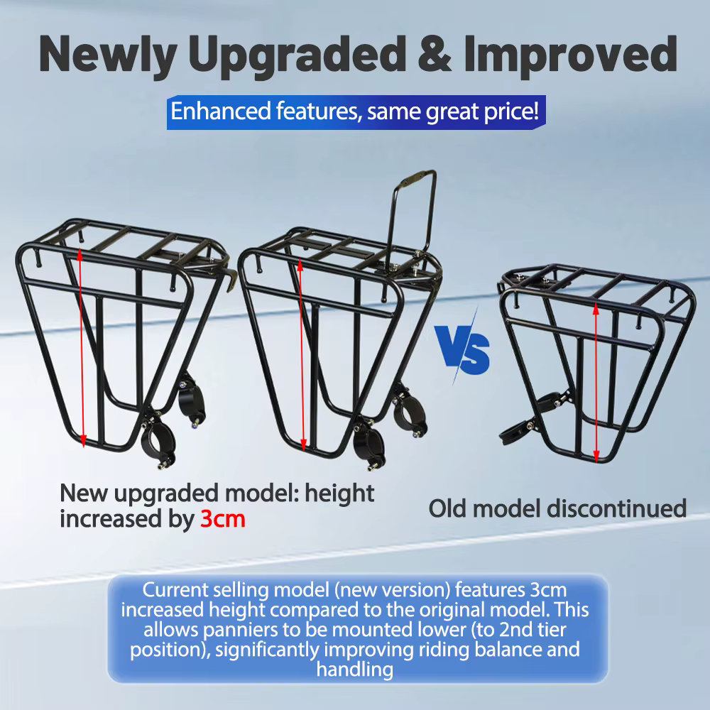 Support de stationnement de vélo en acier robuste de 25 kg