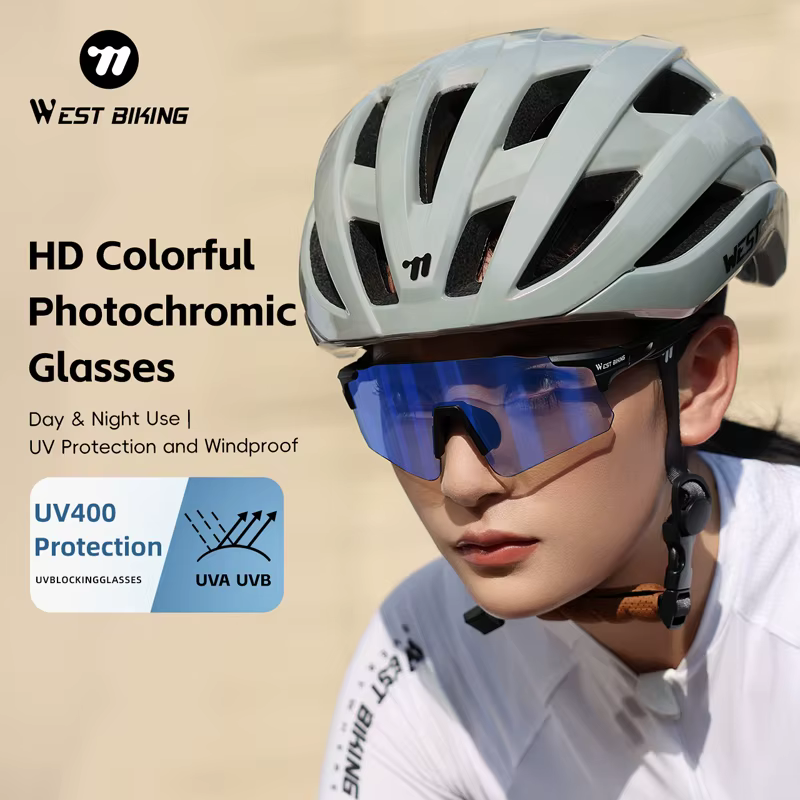 WEST BIKING – lunettes de cyclisme photochromiques pour vtt