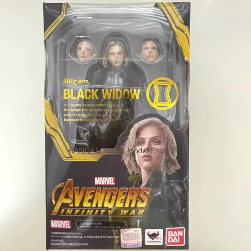 En stock BANDAI Original SHF MARVEL The Avengers 3 Figurine de personnage complète IRON MAN Modèle Cadeau pour enfant Emballage en boîte en mousse