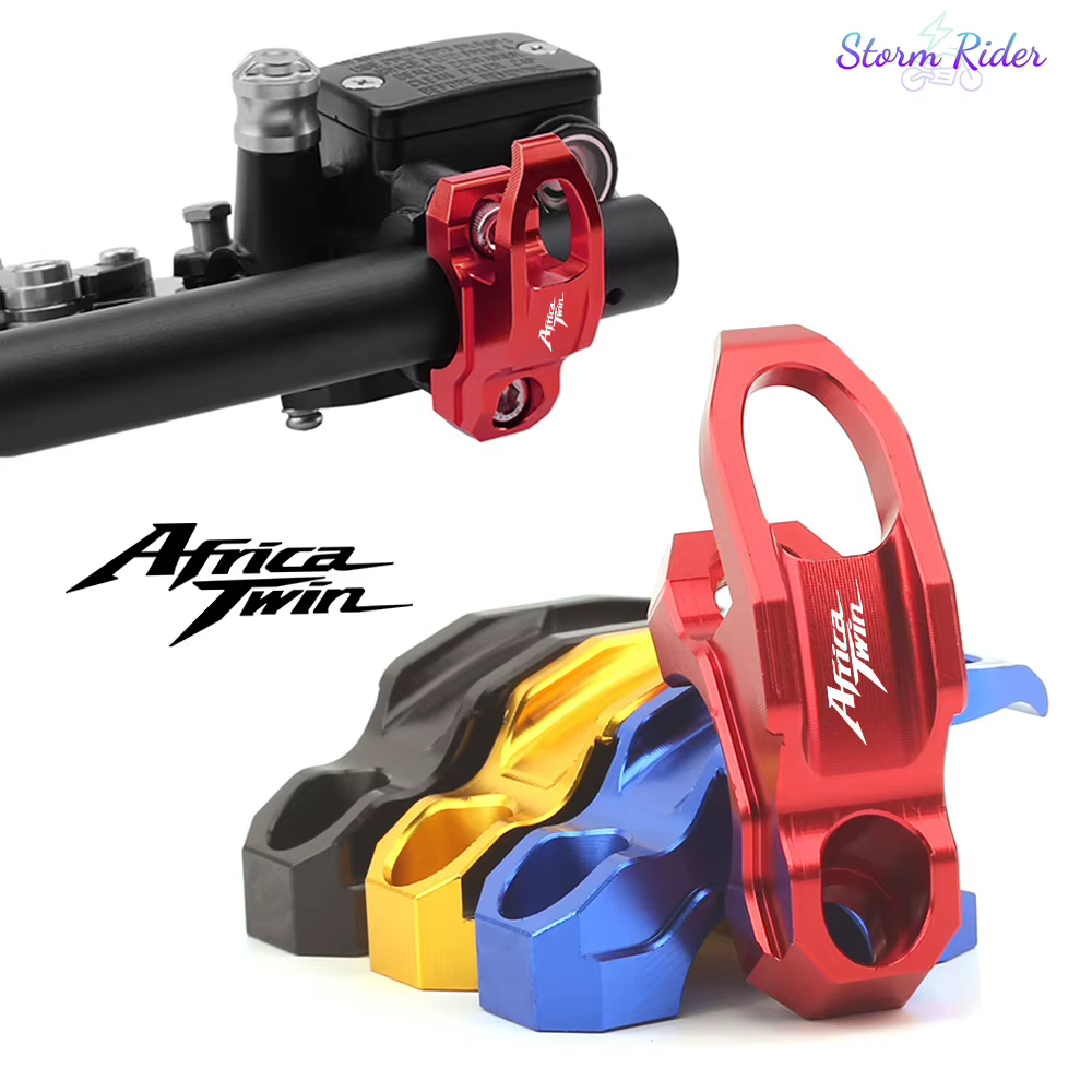 Support de crochet de casque en aluminium CNC, cylindre de support de pince pour HONDA Africa Twin CRF1100L CRF1000L CRF1000 24