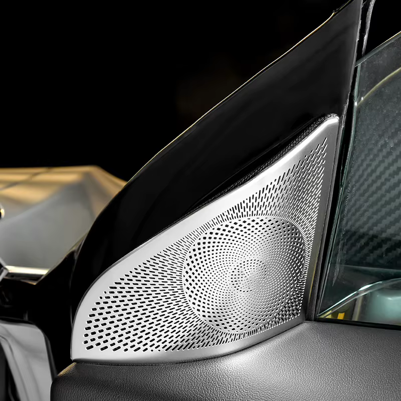 Accessoires pour Tesla Model Y 2022, Model 3 2021, 2022, 2018-2020, couvercle décoratif pour haut-parleur de porte, autocollant de garniture, style automobile