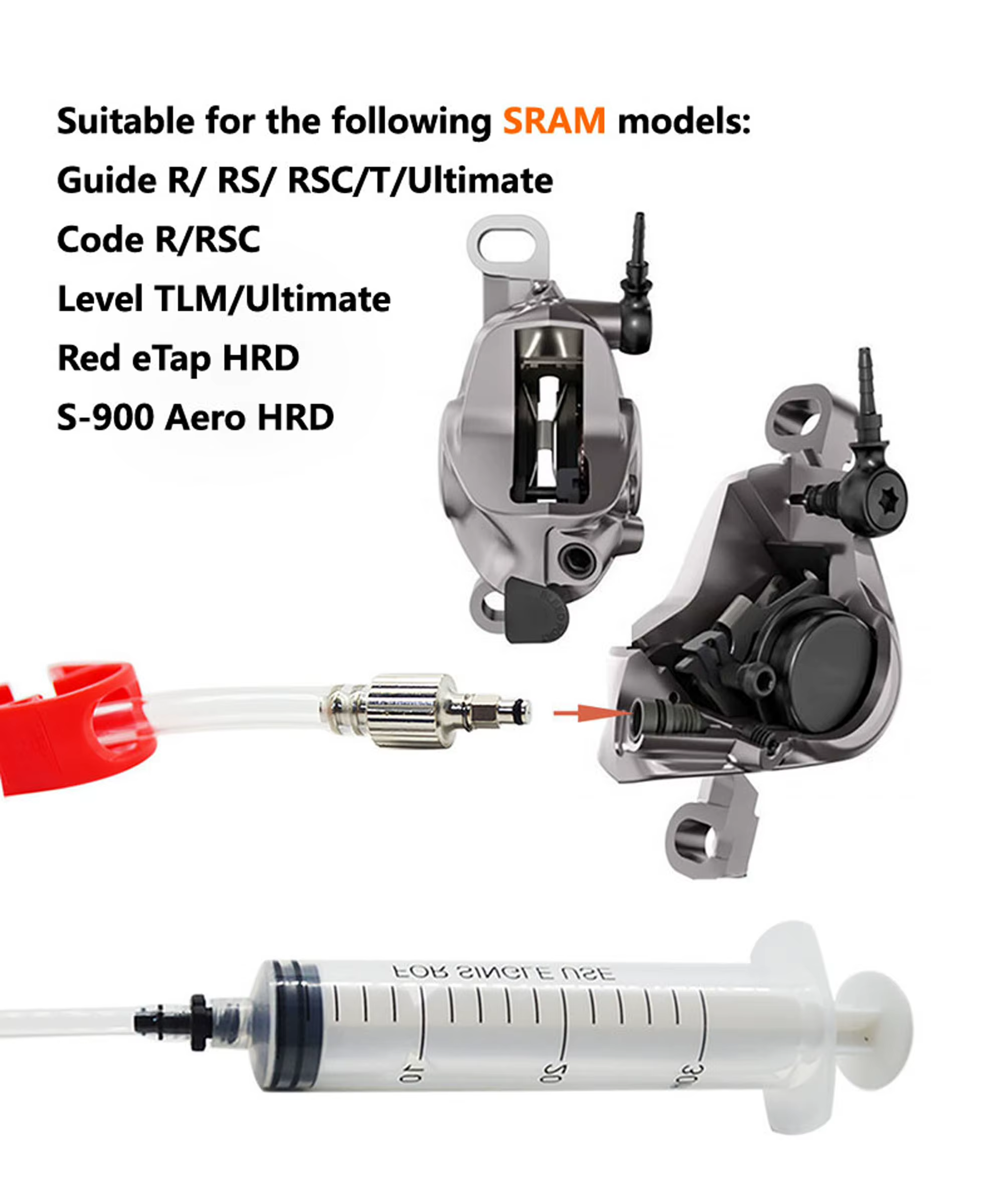 Kit de purge d'huile de frein à disque hydraulique de vélo professionnel, pour SHIMANO,SRAM,Avid, série vtt, outils de réparation de freins de vélo de route, 2024