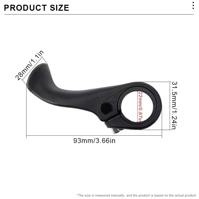 Poignées de guidon de vélo ergonomiques ultralégères