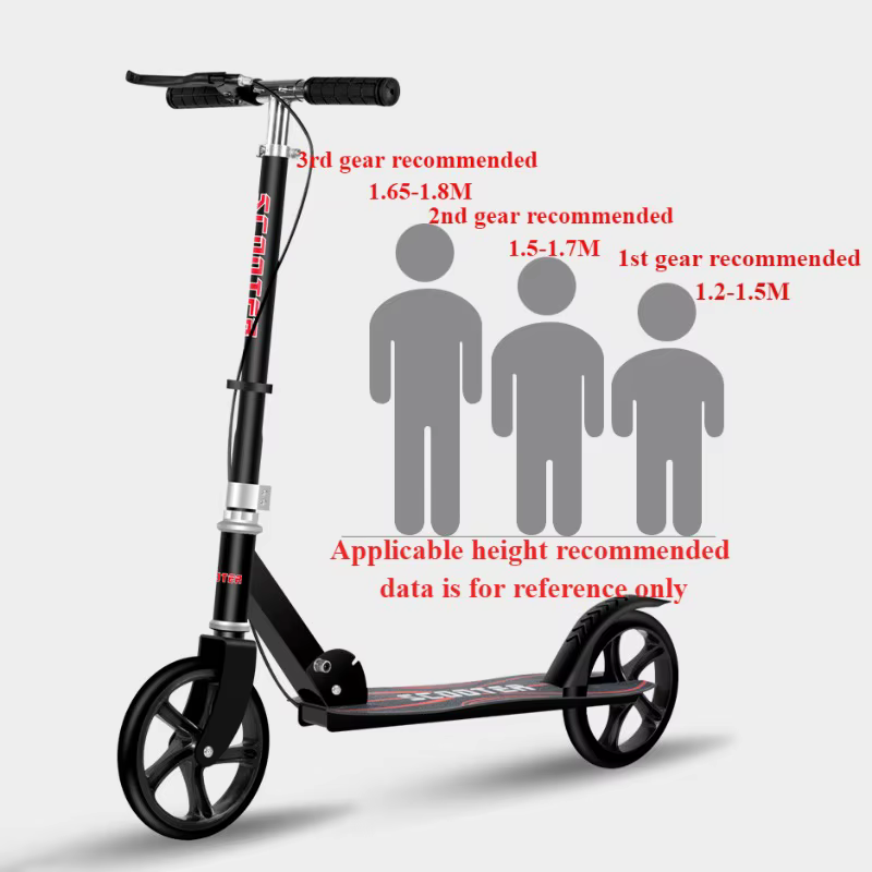 Trottinette Portable Pliable avec Guidon Réglable pour Enfant